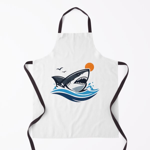 Item preview, Minimal Shark – Ocean Vibes designed and sold by darkan1.