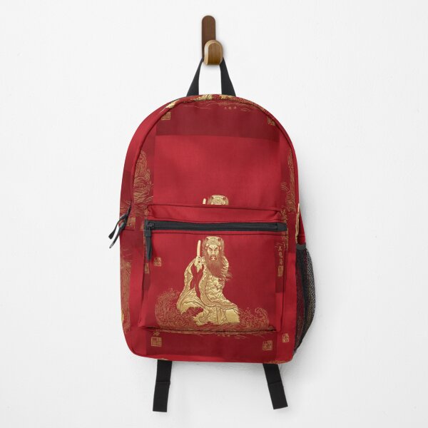 Item preview, Dragon King 龙王 — Chinese God of the Seas | Gold Leaf on Red designed and sold by Bodique.