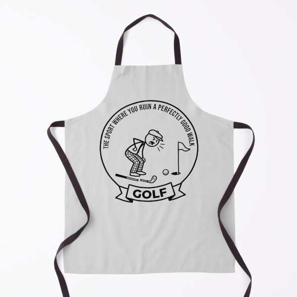 Item preview, Humorous Golf Cartoon - Ruin A Good Walk designed and sold by ThreadRiotTees.