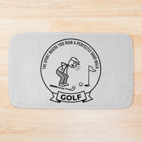Item preview, Humorous Golf Cartoon - Ruin A Good Walk designed and sold by ThreadRiotTees.