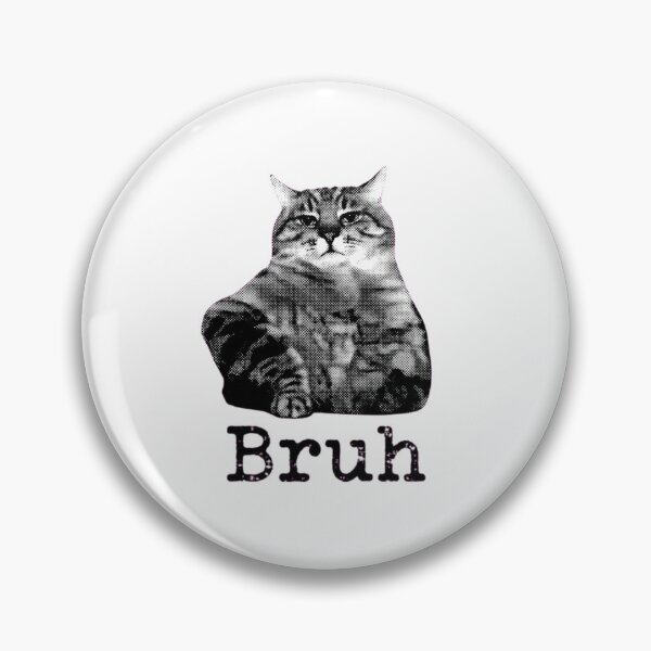 Item preview, Bruh-Cat-Funny-Black-Cat-Face-Meme-Retro-Gift designed and sold by world+167.