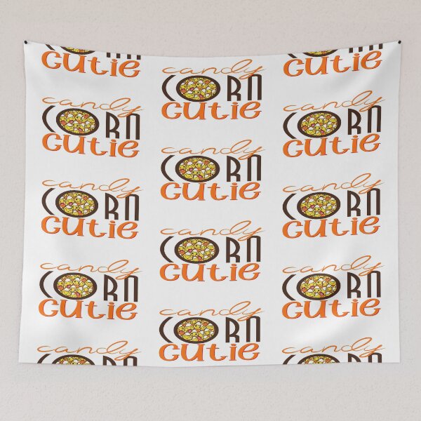Item preview, Candy Corn Cutie (on White) designed and sold by PawsitiveMum3.