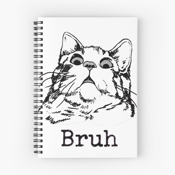 Item preview, Bruh-Cat-Funny-Black-Cat-Face-Meme-Retro-Gift designed and sold by world+167.