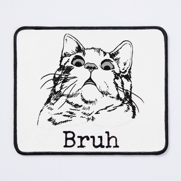 Item preview, Bruh-Cat-Funny-Black-Cat-Face-Meme-Retro-Gift designed and sold by world+167.