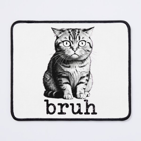 Item preview, Bruh-Cat-Funny-Black-Cat-Face-Meme-Retro-Gift designed and sold by world+167.
