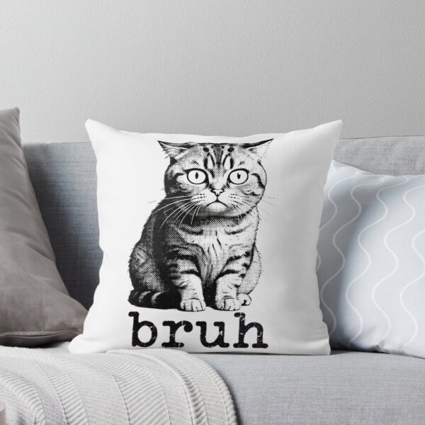 Item preview, Bruh-Cat-Funny-Black-Cat-Face-Meme-Retro-Gift designed and sold by world+167.