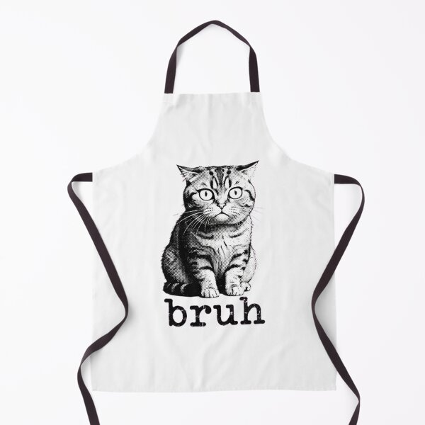 Item preview, Bruh-Cat-Funny-Black-Cat-Face-Meme-Retro-Gift designed and sold by world+167.