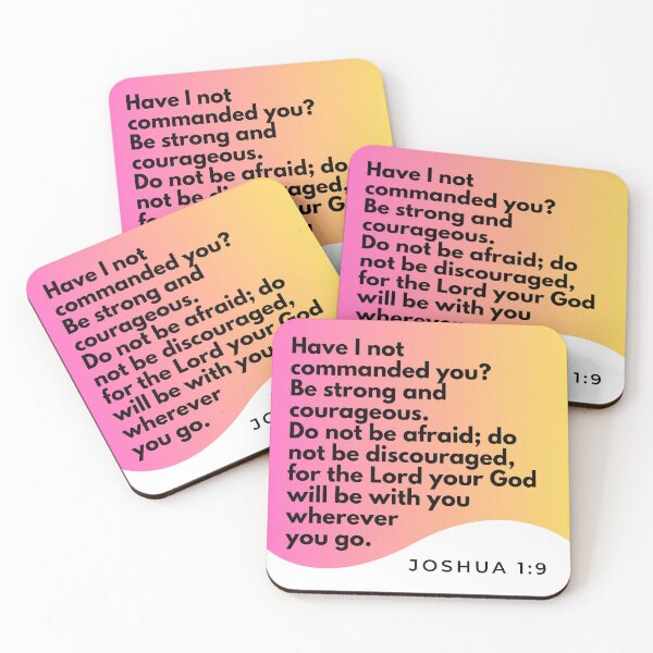 Item preview, JOSHUA 1:9 designed and sold by RainforestIsland.