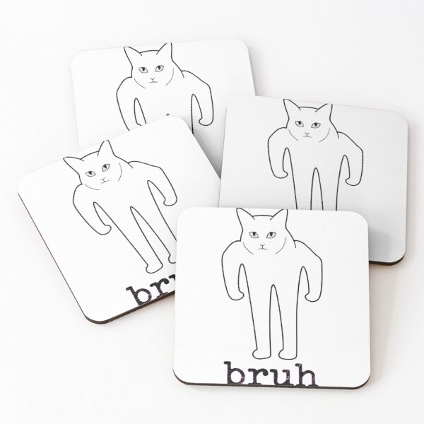 Item preview, Bruh-Cat-Funny-Black-Cat-Face-Meme-Retro-Gift designed and sold by world+167.