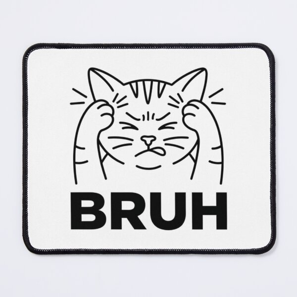 Item preview, Bruh-Cat-Funny-Black-Cat-Face-Meme-Retro-Gift designed and sold by world+167.