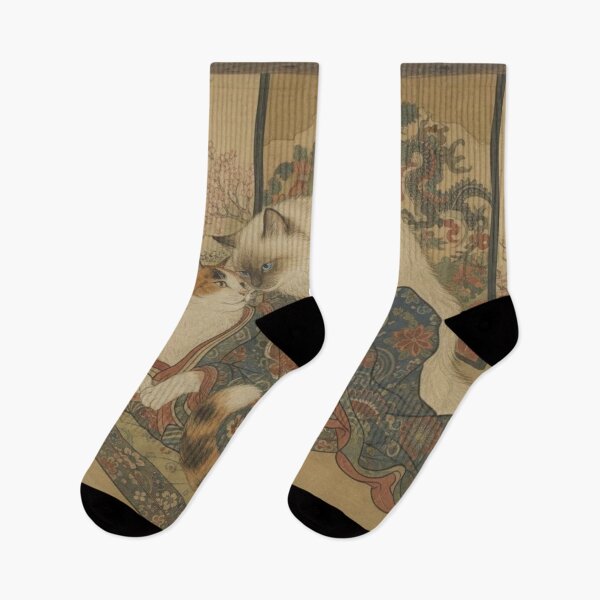 Artikelvorschau, Cat Shunga im japanischen Stil #7 entworfen und verkauft von NickWhittleArt.