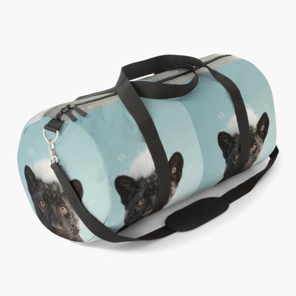 Item preview, Baby Black Panther Cub Bubble Bath Cute Nursery Bathroom Art designed and sold by LazyOwlStore.