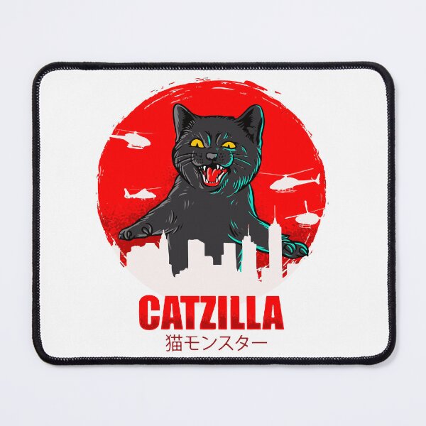 Item preview, Catzilla - Funny Cat Parody  designed and sold by DGMaxShop.