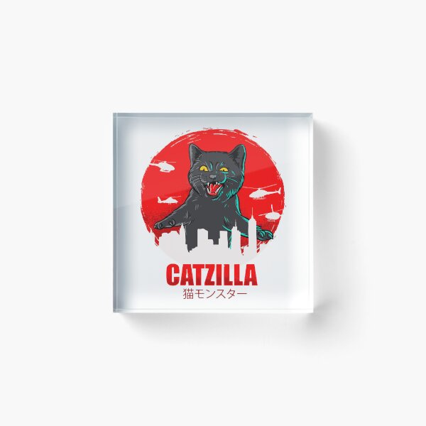 Item preview, Catzilla - Funny Cat Parody  designed and sold by DGMaxShop.