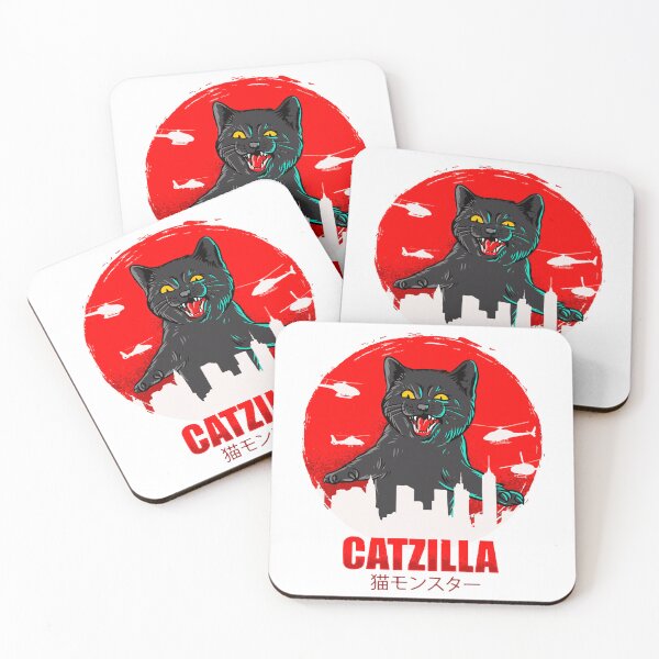 Item preview, Catzilla - Funny Cat Parody  designed and sold by DGMaxShop.