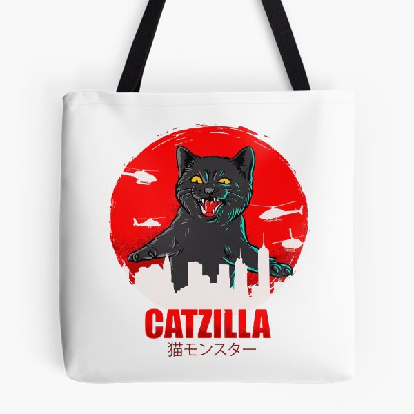 Item preview, Catzilla - Funny Cat Parody  designed and sold by DGMaxShop.