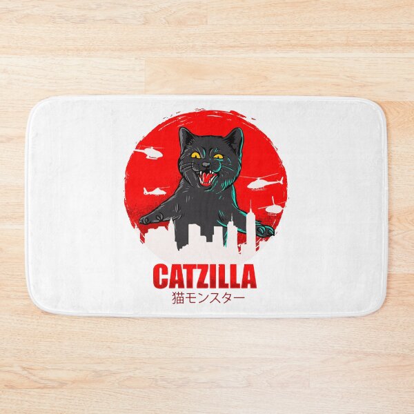 Item preview, Catzilla - Funny Cat Parody  designed and sold by DGMaxShop.