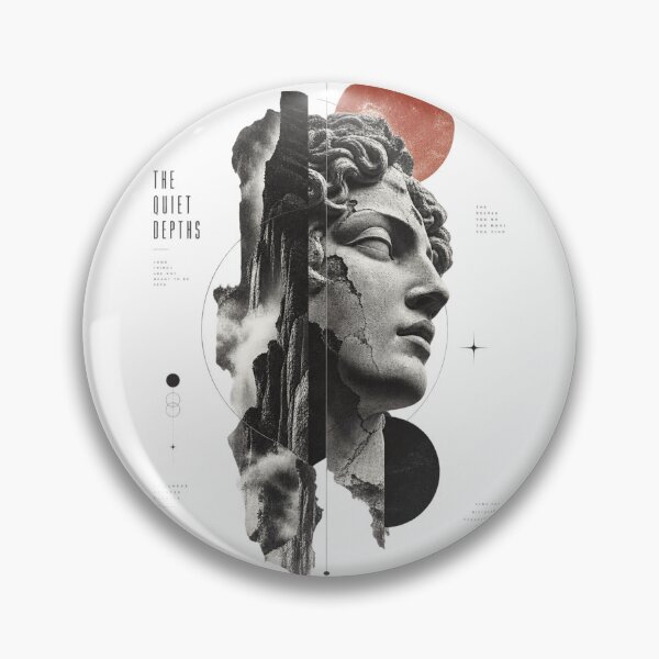 Item preview, The Quiet Depths — Classical Statue Surreal Collage designed and sold by mari0n980.