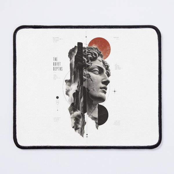 Item preview, The Quiet Depths — Classical Statue Surreal Collage designed and sold by mari0n980.