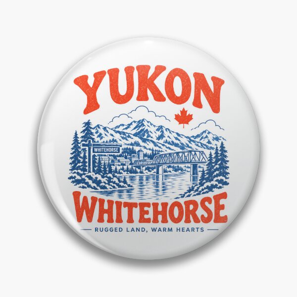 Item preview, Whitehorse Yukon Retro City designed and sold by HowToCanadian.