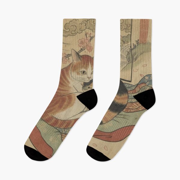Item preview, Cat Shunga Japanese Style # designed and sold by NickWhittleArt.