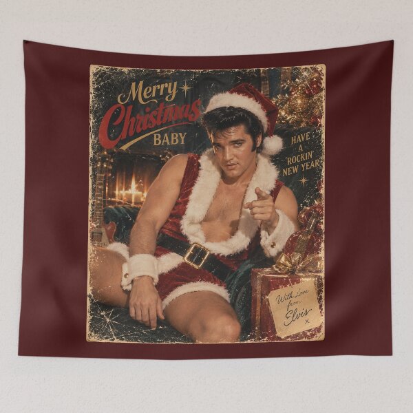 Item preview, Elvis Christmas card 1957 designed and sold by LuluLeb.