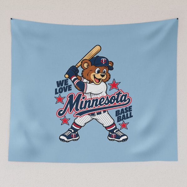 Item preview, We Love Minnesota Baseball T.C. Bear designed and sold by GhostDawgs.