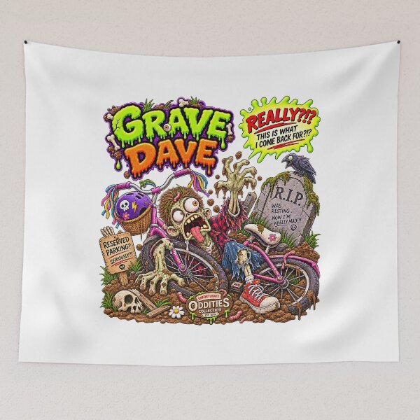 Item preview, Unfortunate Oddities - Grave Dave designed and sold by WheelieGdArt.