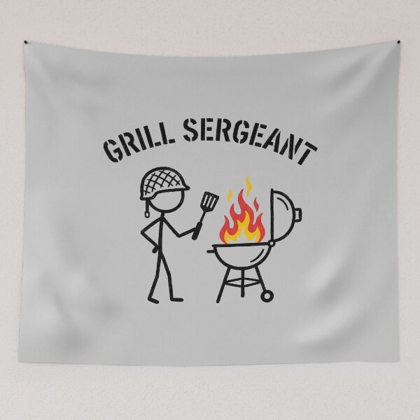 Item preview, Grill Sergeant on Duty - BBQ designed and sold by ThreadRiotTees.