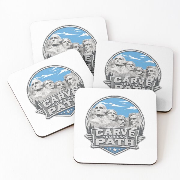 Item preview, Mount Rushmore National Memorial – Carve Your Own Path – Four Presidents in Stone – American Icon Art Tee designed and sold by bobscraze.