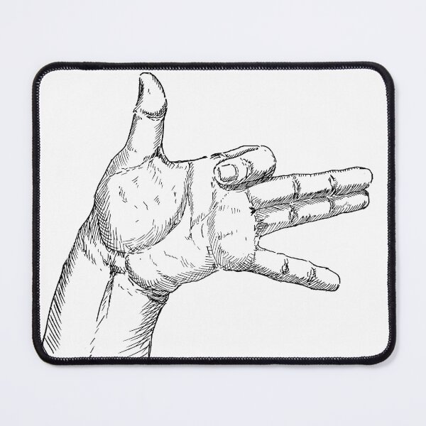 Item preview, Shadow Puppet Dog – Hand Gesture Ink Drawing designed and sold by MrProtogonist.