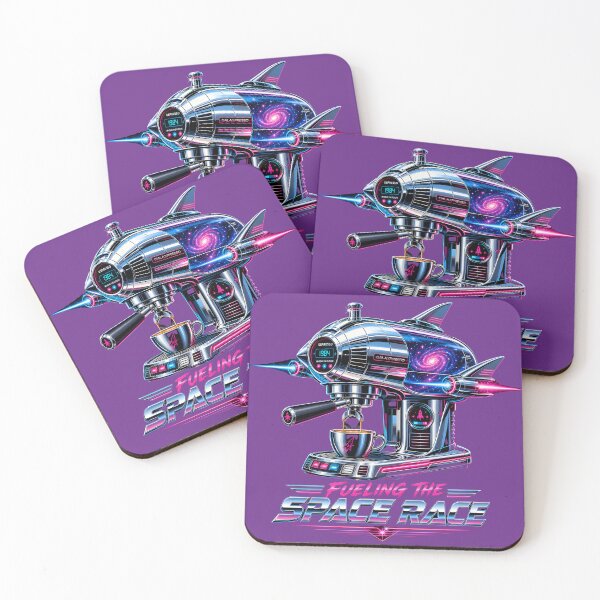 Item preview, Fueling the Space Race – Futurism, Cyberpunk, Coffee designed and sold by design-rebell.