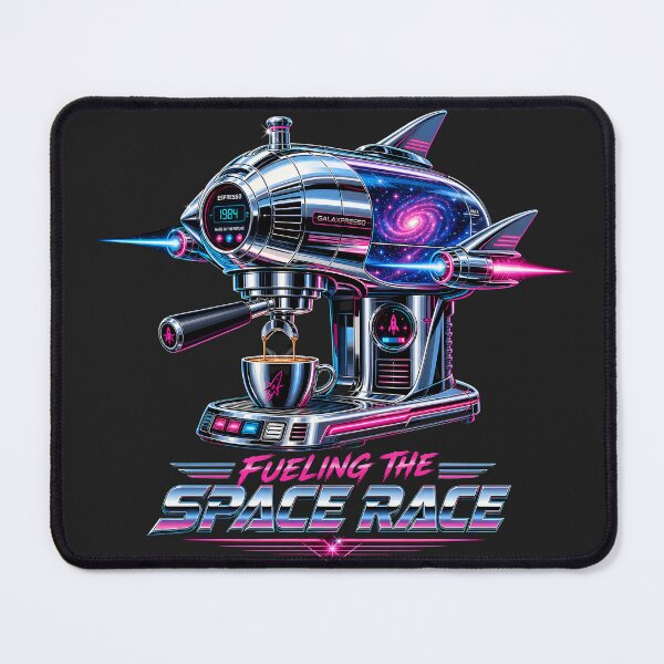 Item preview, Fueling the Space Race – Futurism, Cyberpunk, Coffee designed and sold by design-rebell.