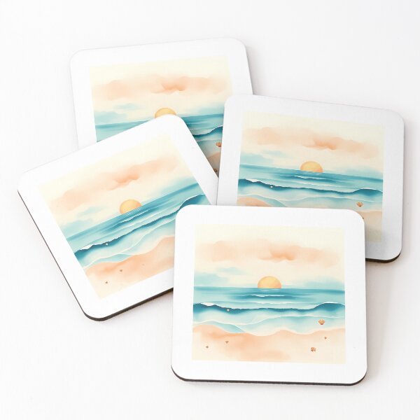 Item preview, Yeppoon Queensland Sunrise Watercolor designed and sold by THNKRcoshop.
