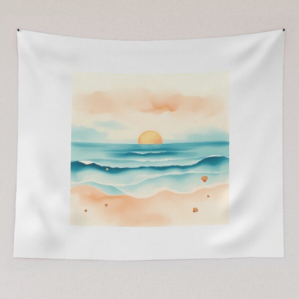 Item preview, Yeppoon Queensland Sunrise Watercolor designed and sold by THNKRcoshop.