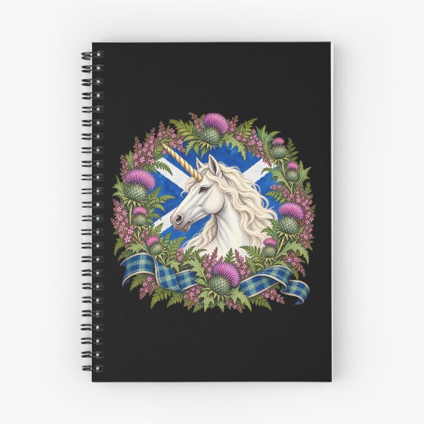 Item preview, Scottish Unicorn Flag Saltire Heritage Thistle Sticker designed and sold by ArcanePrintsxo.
