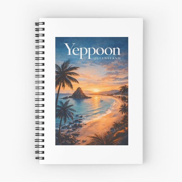 Item preview, Yeppoon Queensland Capricorn Coast Keppel Islands Sunset Beach designed and sold by THNKRcoshop.