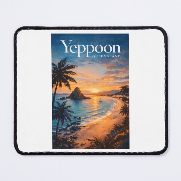 Item preview, Yeppoon Queensland Capricorn Coast Keppel Islands Sunset Beach designed and sold by THNKRcoshop.