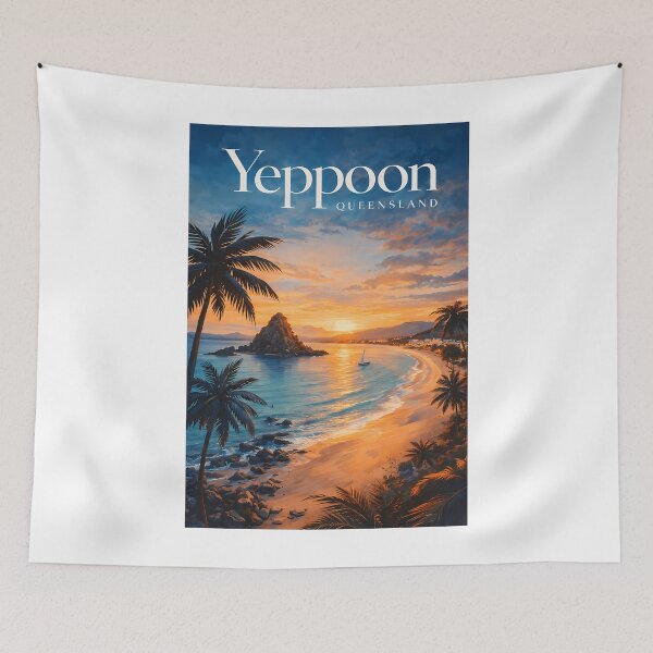 Item preview, Yeppoon Queensland Capricorn Coast Keppel Islands Sunset Beach designed and sold by THNKRcoshop.