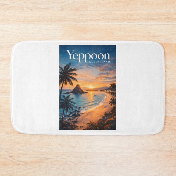 Item preview, Yeppoon Queensland Capricorn Coast Keppel Islands Sunset Beach designed and sold by THNKRcoshop.