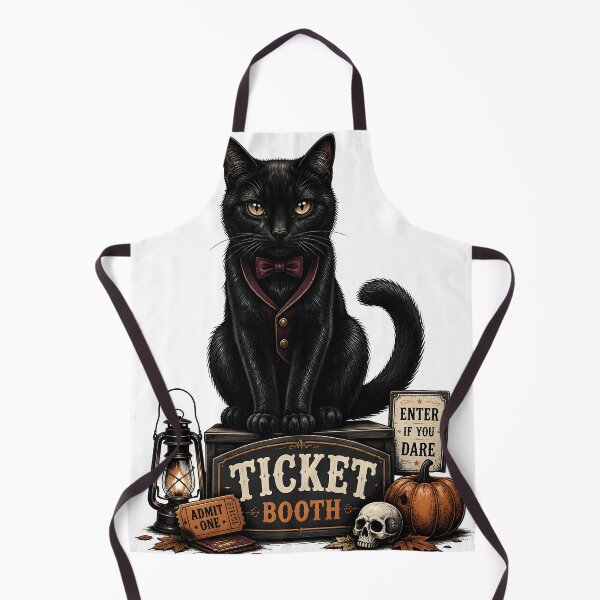 Item preview, Midnight Ticket Cat Retro Halloween Poster Halloween designed and sold by RoyesButler.