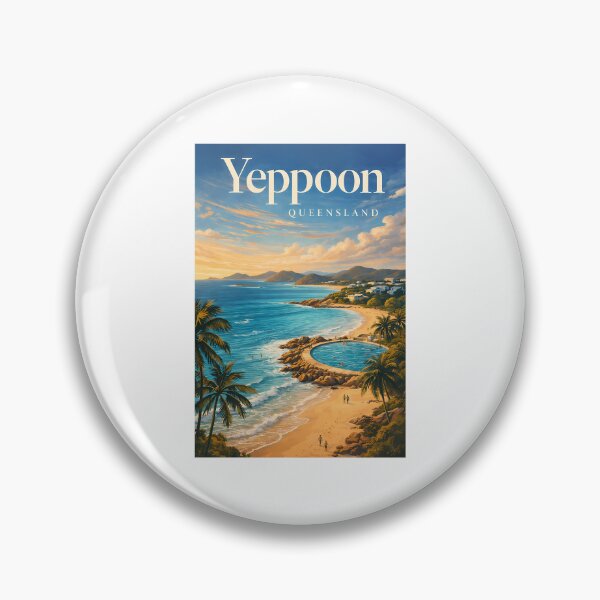Item preview, Yeppoon Queensland Capricorn Coast Keppel Islands Beach Lagoon Coastline designed and sold by THNKRcoshop.