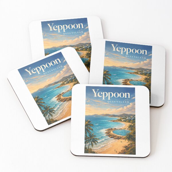 Item preview, Yeppoon Queensland Capricorn Coast Keppel Islands Beach Lagoon Coastline designed and sold by THNKRcoshop.