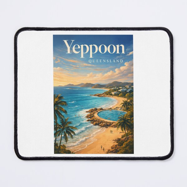 Item preview, Yeppoon Queensland Capricorn Coast Keppel Islands Beach Lagoon Coastline designed and sold by THNKRcoshop.