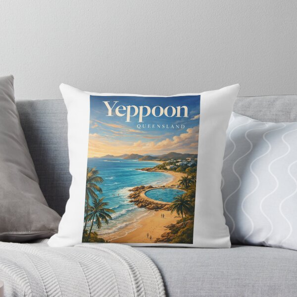 Item preview, Yeppoon Queensland Capricorn Coast Keppel Islands Beach Lagoon Coastline designed and sold by THNKRcoshop.