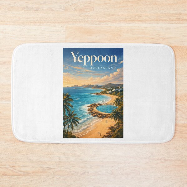 Item preview, Yeppoon Queensland Capricorn Coast Keppel Islands Beach Lagoon Coastline designed and sold by THNKRcoshop.