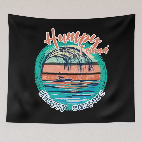 Item preview, Humpy Islands Happy Campers Souvenir Capricorn Coast Yeppoon Australia designed and sold by THNKRcoshop.