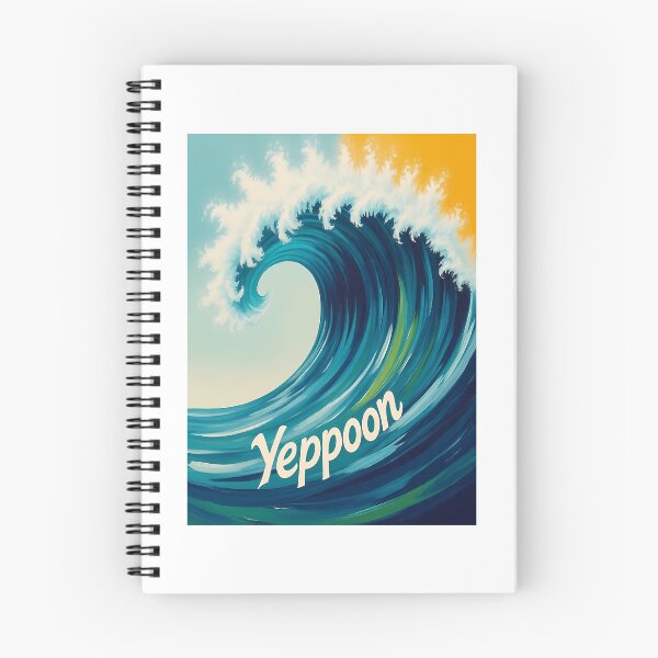 Item preview, Yeppoon Typography Wave designed and sold by THNKRcoshop.