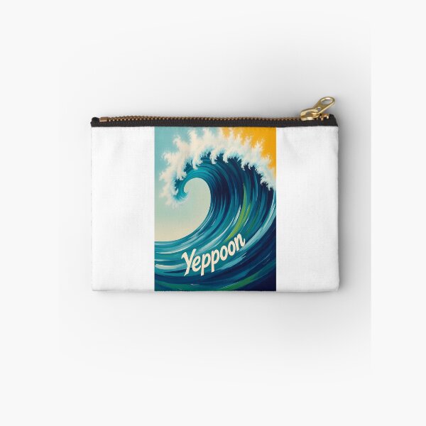 Item preview, Yeppoon Typography Wave designed and sold by THNKRcoshop.