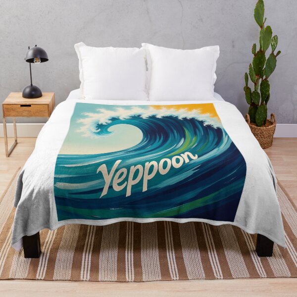 Item preview, Yeppoon Typography Wave designed and sold by THNKRcoshop.